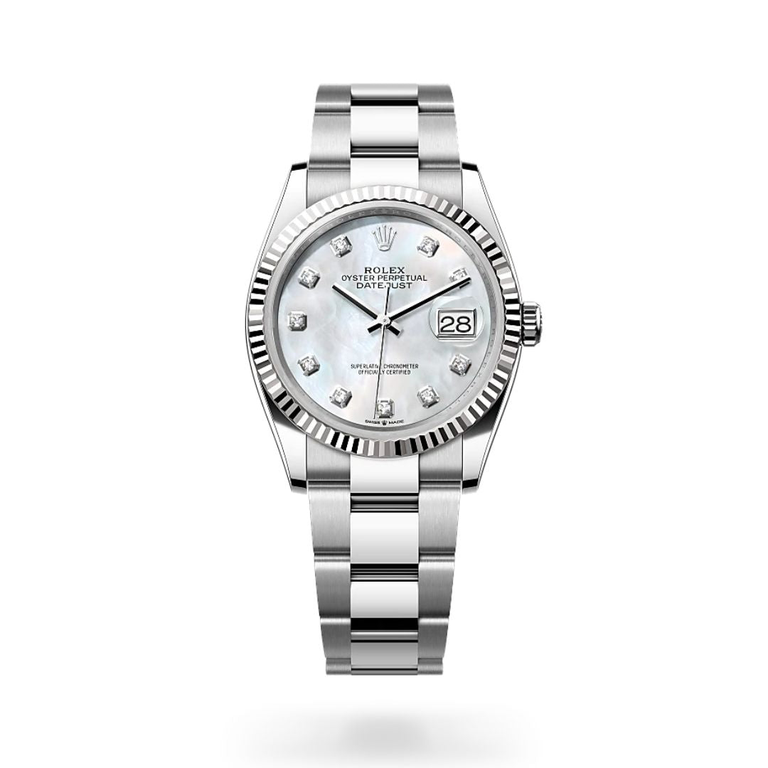 Rolex Oyster Perpetual Datejust Mother of Pearl Diamond Dial